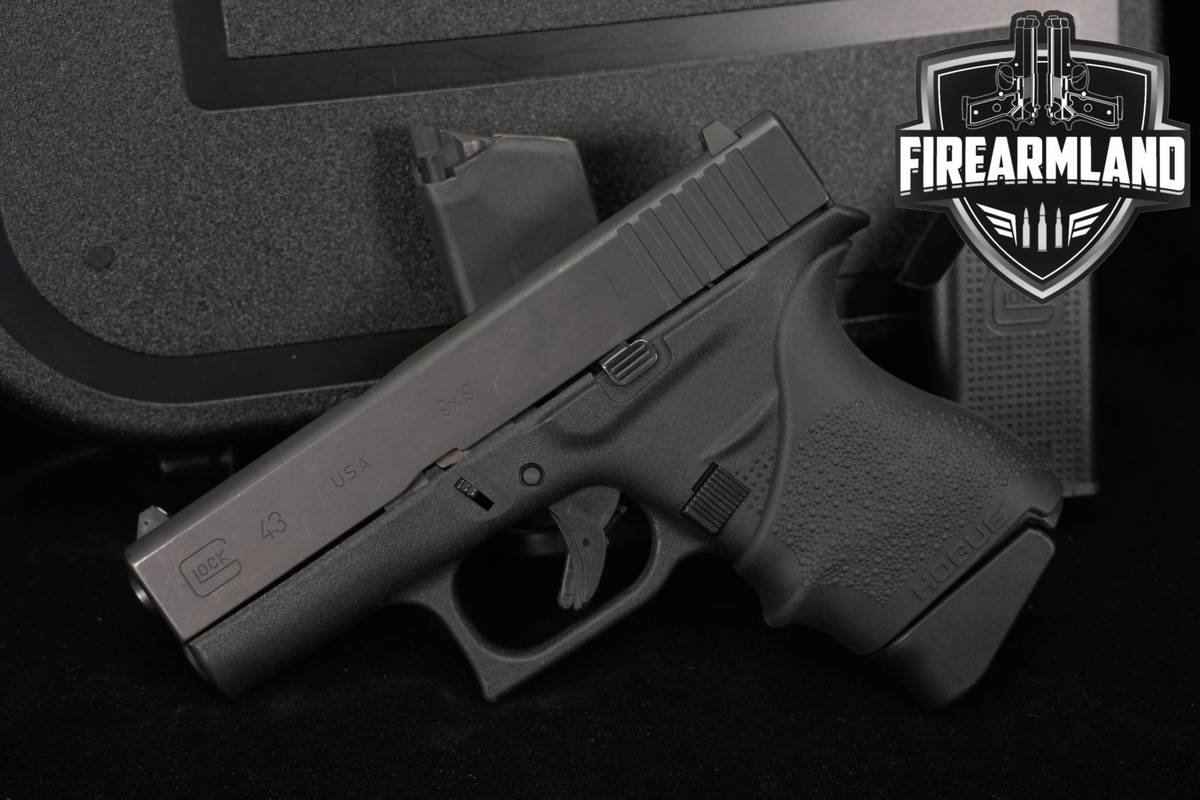Glock 43 Slimline Micro G43 9mm 3.41 +2 MAGS & ORIG CASE