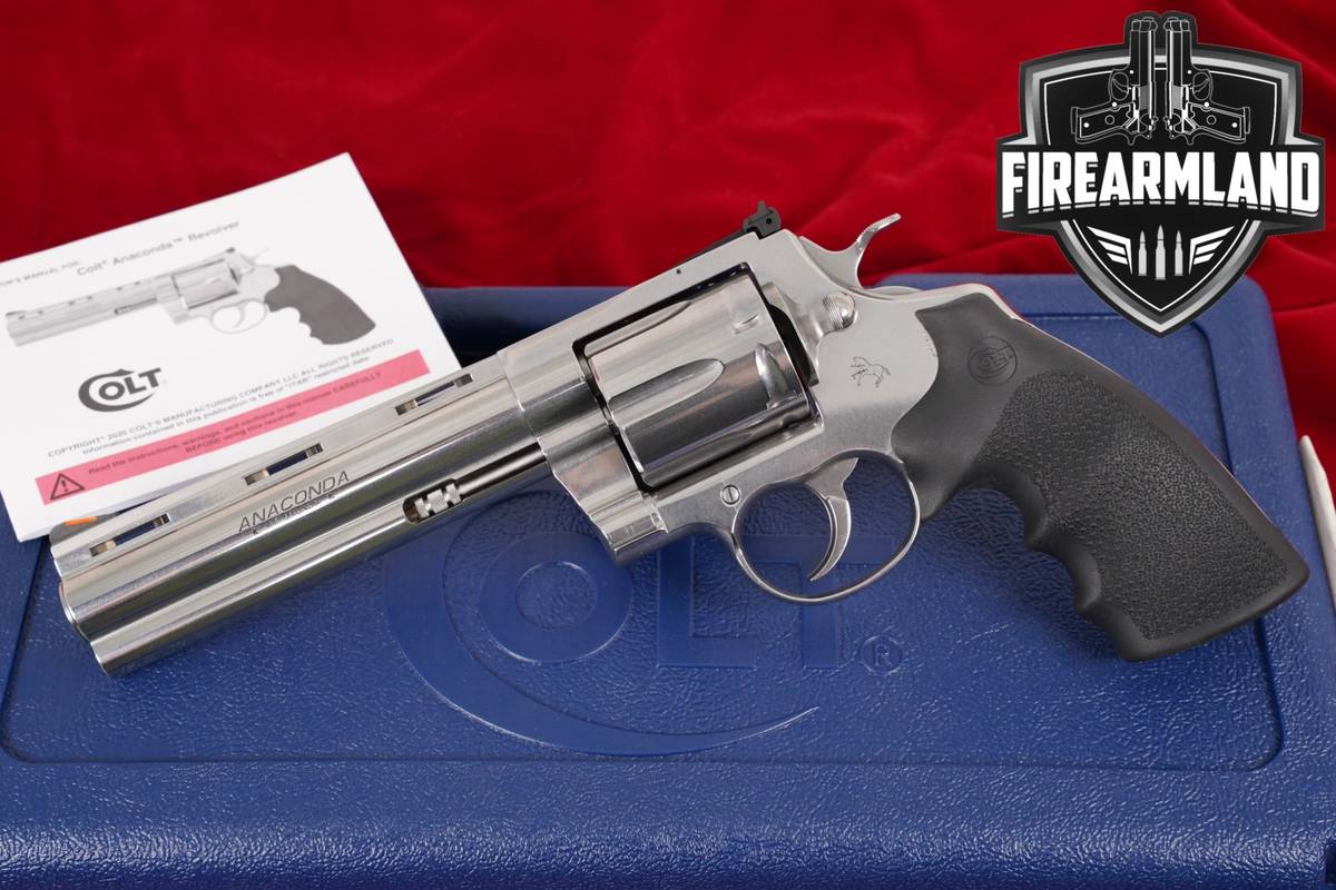 DESIRED Colt Anaconda 44 Magnum 63" Bright Stainless +ORIG CASE