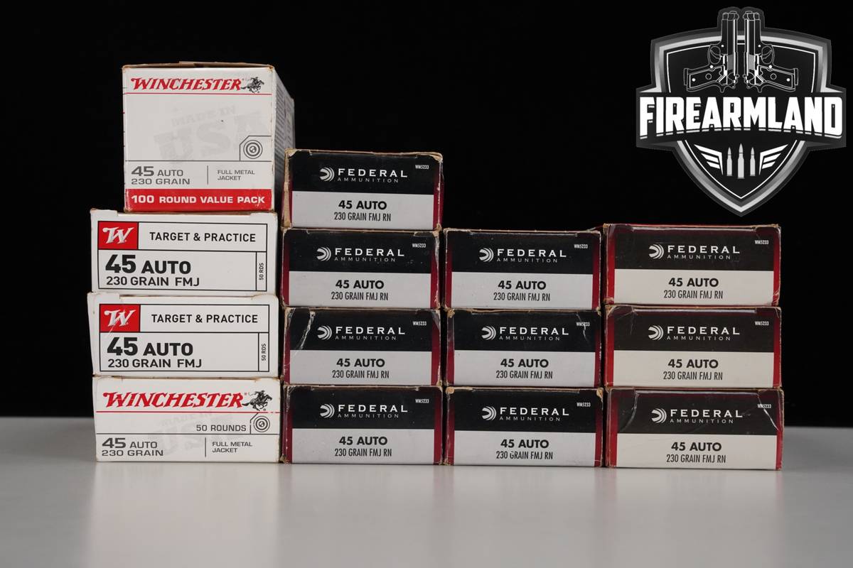 750 RDS! 45 ACP Ammo 45ACP
