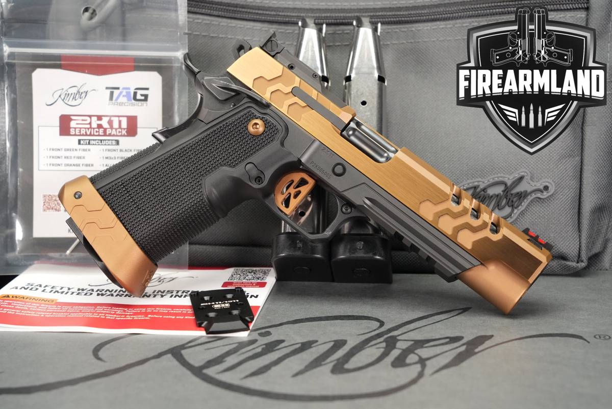Kimber 2K11 Target 9mm OR 1911 Coyote Bronze 2011 +3 MAGS, ORIG BOX