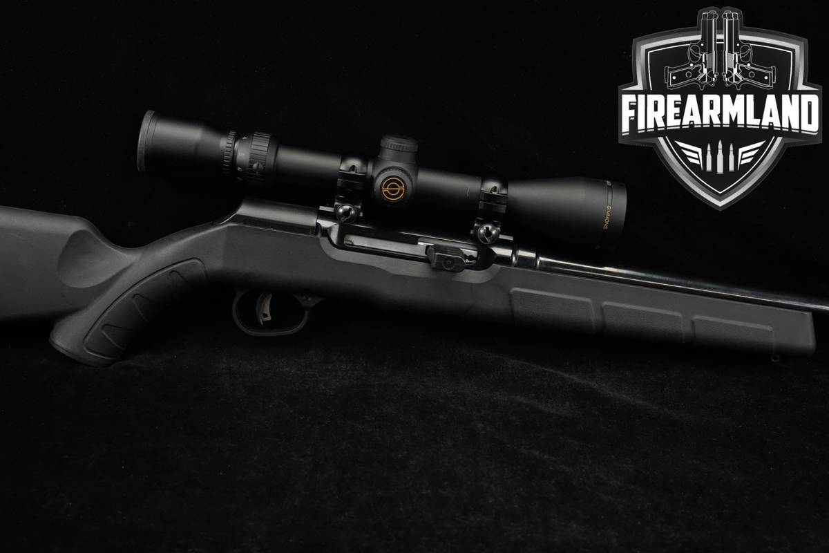 Savage Arms A17 17 HMR 22" Blued & Synthetic Varmint Rifle +OPTIC