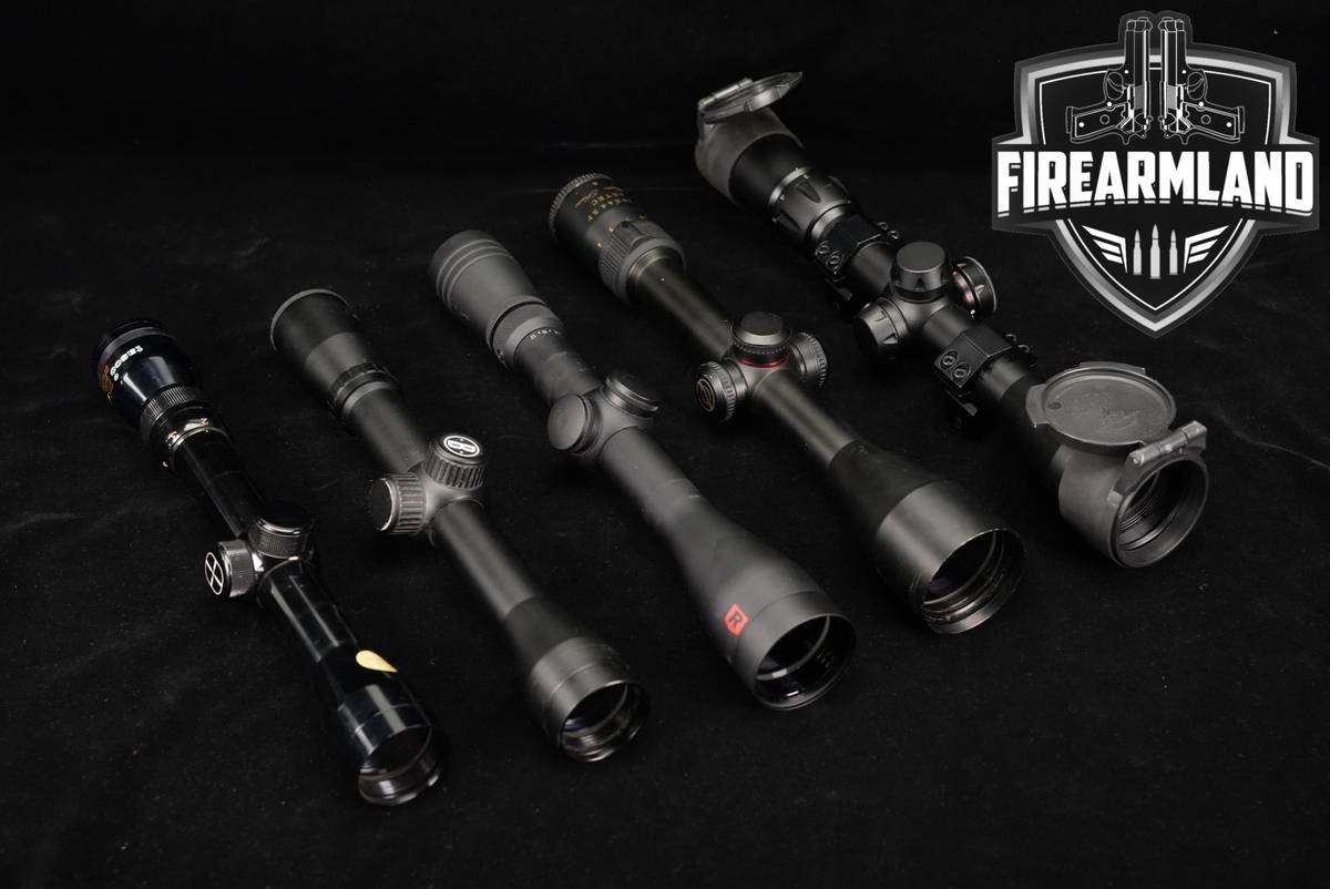 FIVE SCOPE LOT 5 Pack Tasco Bushnell Simmons CenterPoint Redfield Scopes