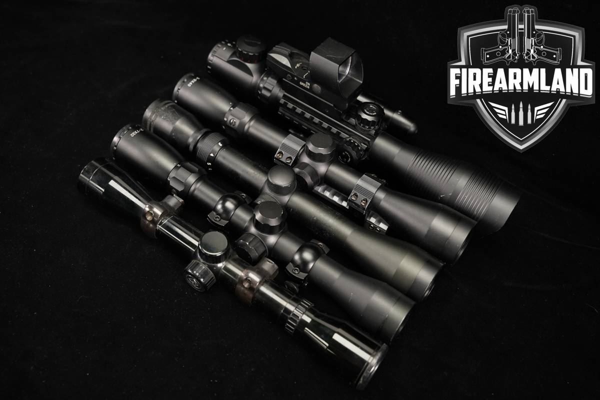 FIVE SCOPE LOT 5 Pack Bushnell NCSTAR UUQ Riflescope Scopes