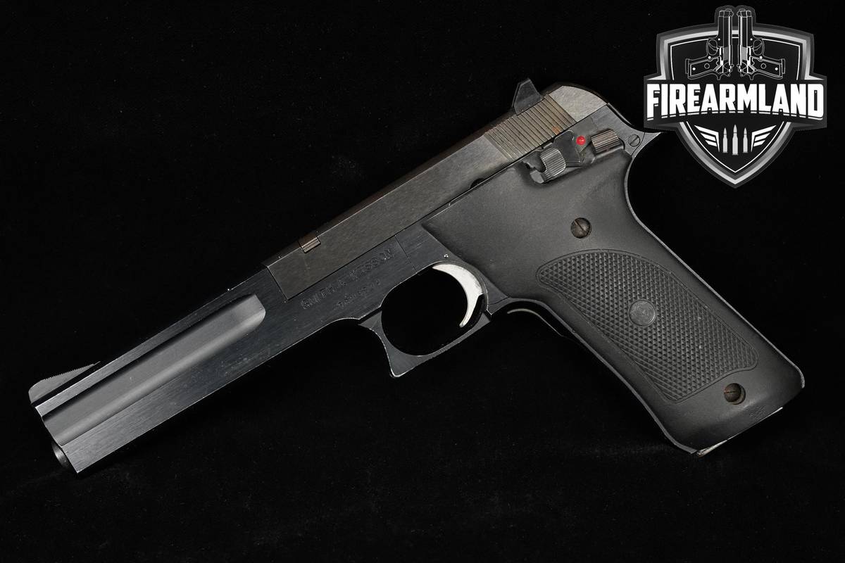 EARLY 1990'S Smith & Wesson S&W Model 422 Field 22LR 6" Blued Target Pistol