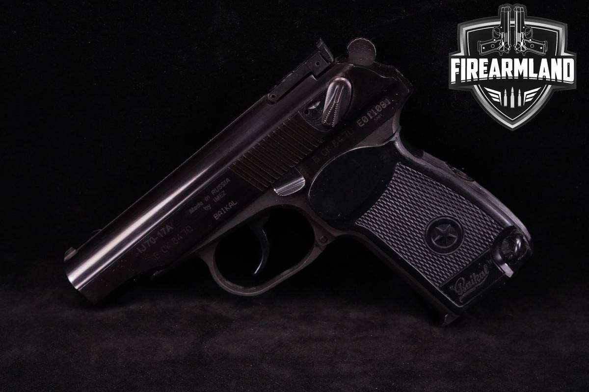 COLD WAR! Izhevsk Arsenal IJ70-17A 380-ACP 3.6" +2 MAGS, ORIG BOX & HOLSTER