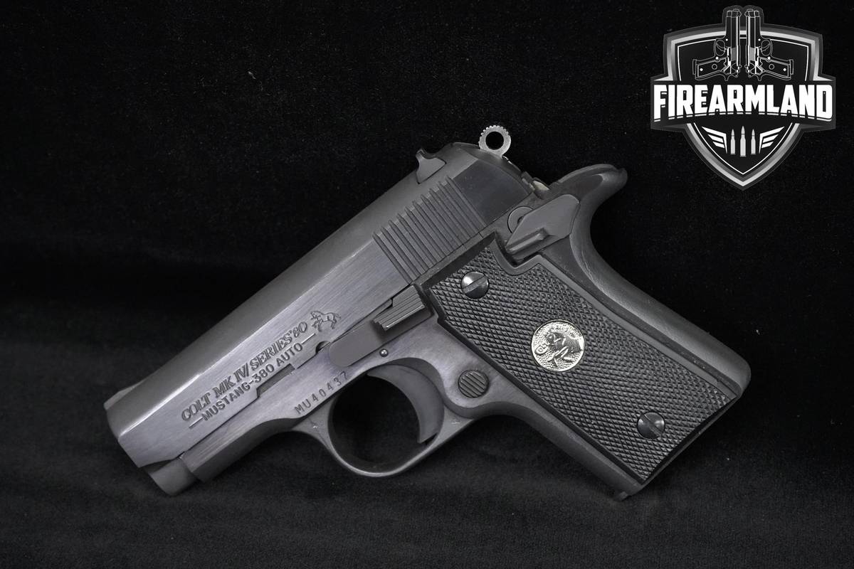 1988 Colt Mustang MK IV/Series 80 380-ACP 2.75" +2 MAGS & HOLSTER