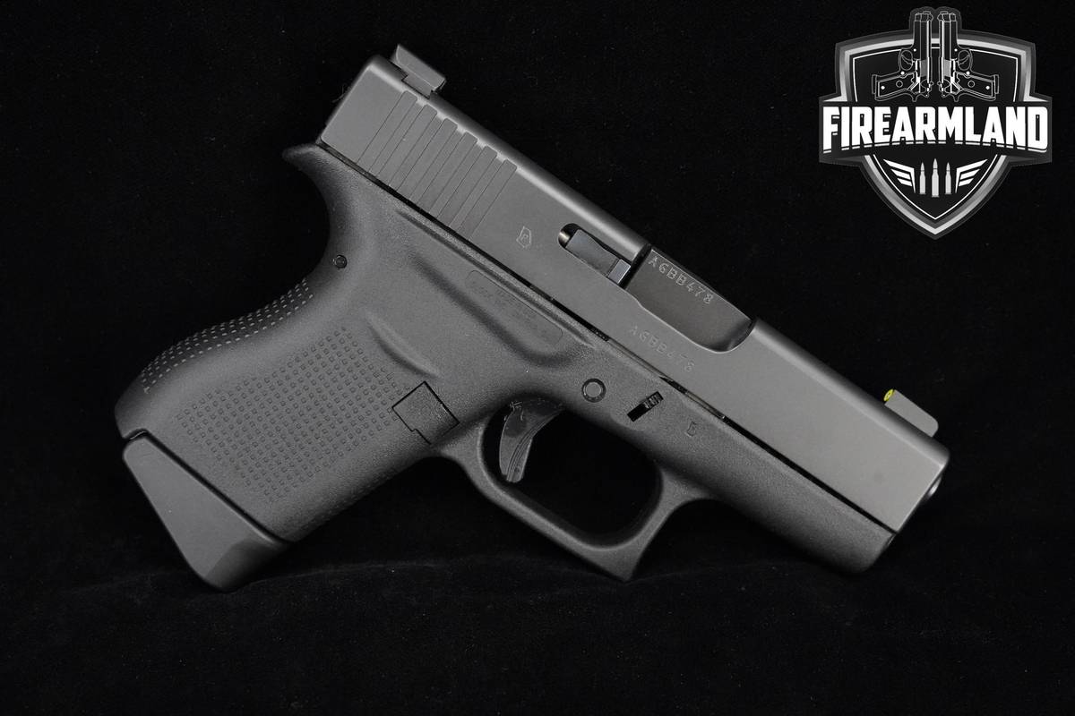 CCW PKG Glock 43 Slimline 9mm Glock G43 G-43 +9 MAGS, ORIG CASE & HOLSTER