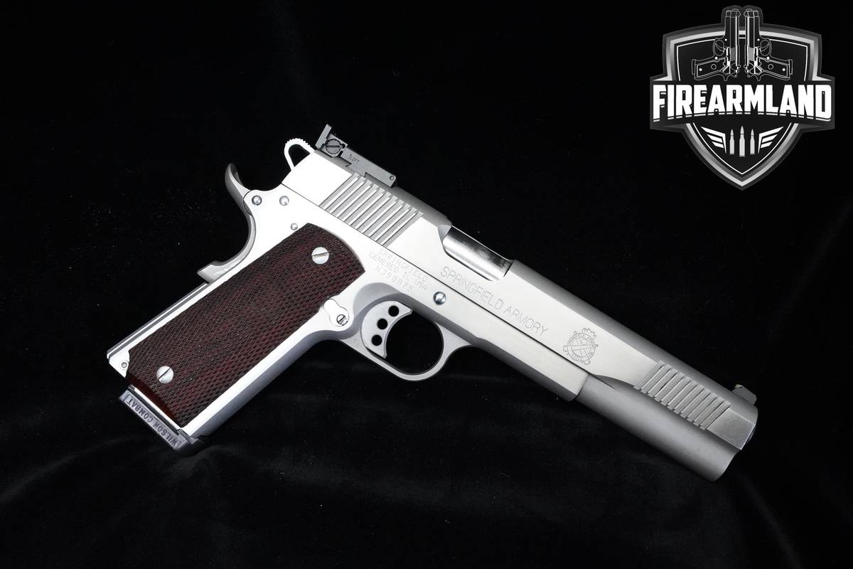 Springfield Armory 1911 Long Slide 45 ACP 1911 6" Stainless Steel 1911