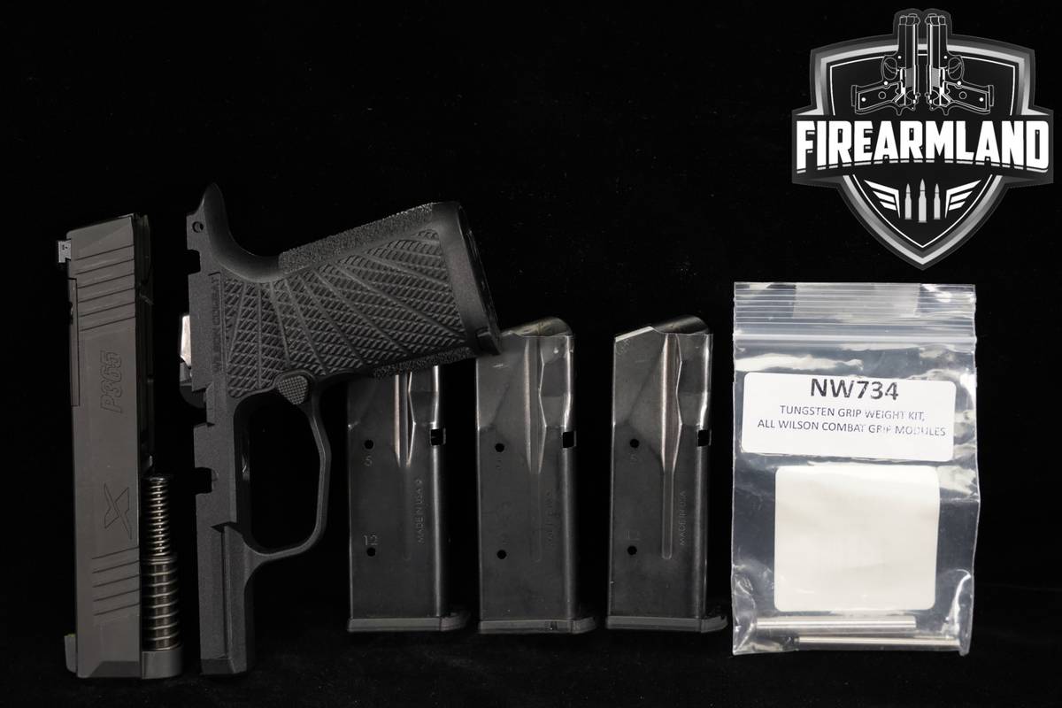 Sig Sauer P365X Build Kit With Wilson Combat WCP365 XL Grip Module 9mm P365