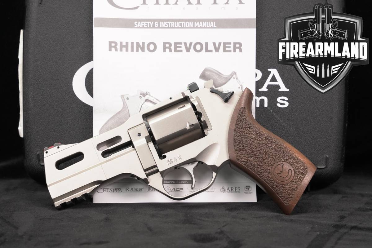 Chiappa Firearms Rhino 40DS 357-Magnum 4" Hard Chrome 40-DS +ORIG CASE