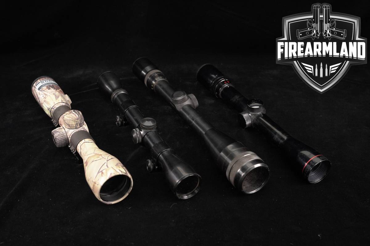 FOUR SCOPE LOT 4-Pack Weaver Nikon Simmons Riflescope Scopes