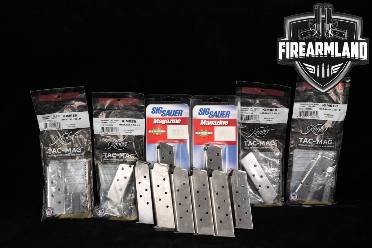 TWELVE (12) 1911 7/8 Round Magazines .45 ACP Mags