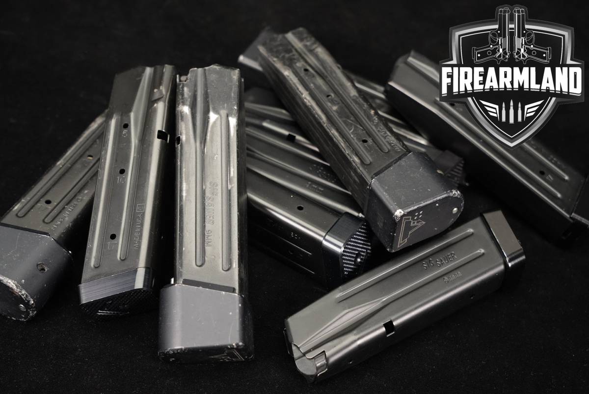 TEN (10) Sig Sauer P320 17 & 21-Round Magazines 9mm Luger P-320 Mags