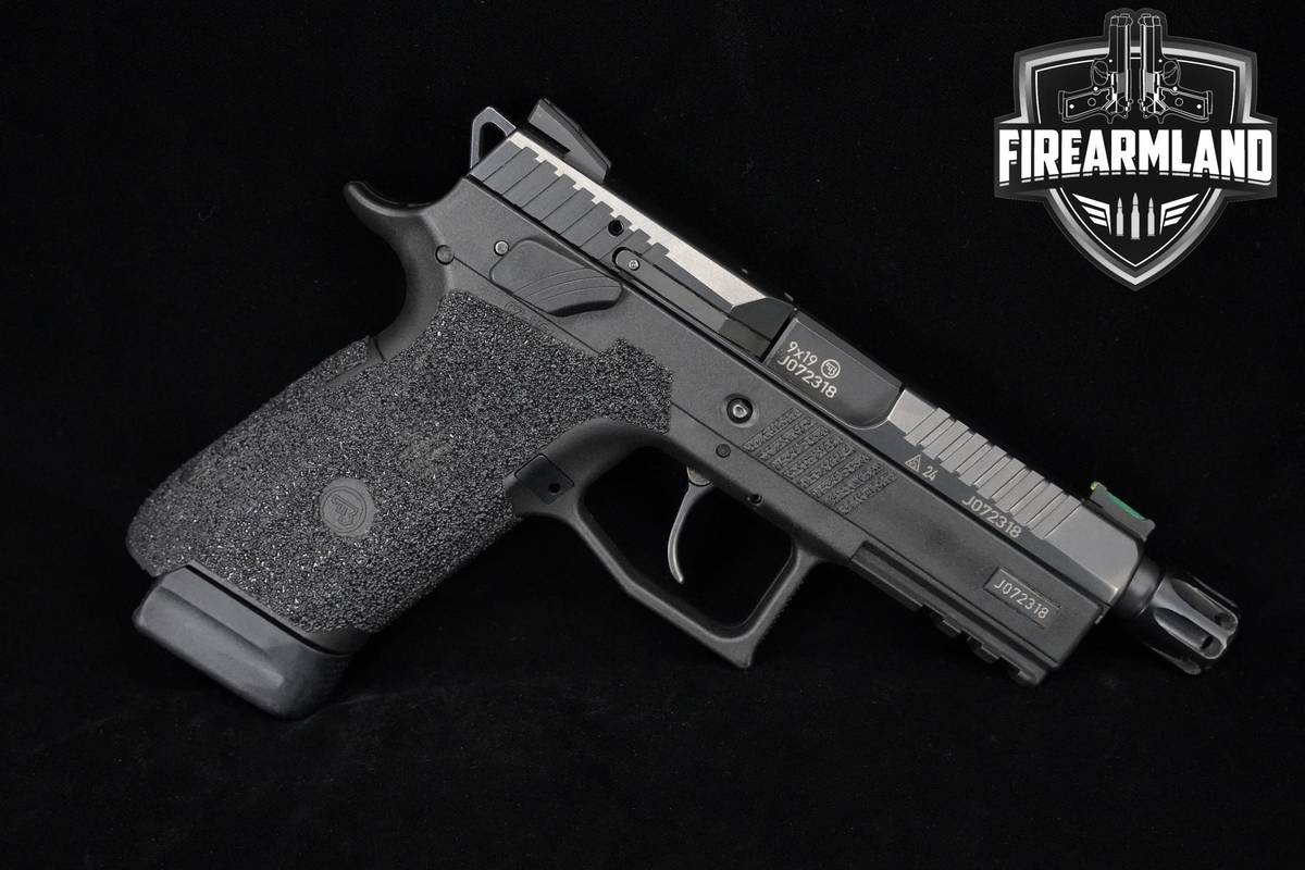SUPPRESSOR READY CZ P-07 9mm 4.75" CZ-P-07 +3 MAGS, ORIG CASE & HOLSTER