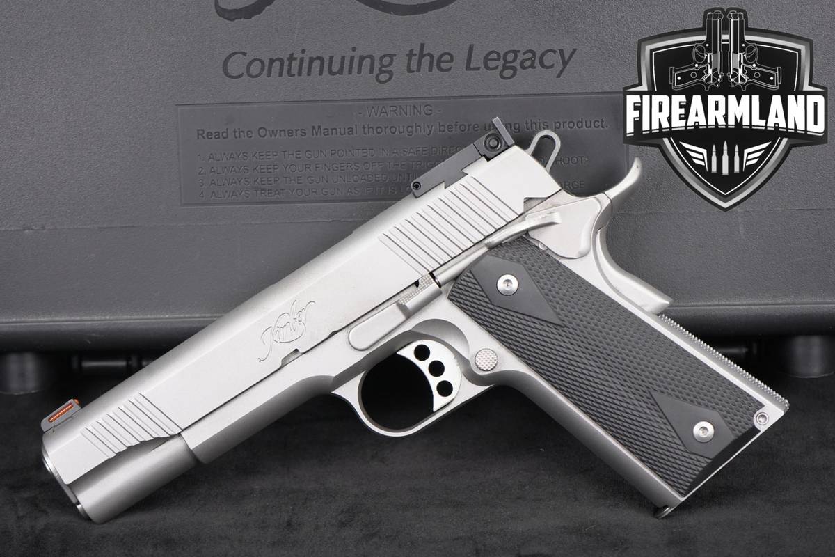 Kimber Stainless Target II 2 California Roster 9mm 1911 5" +ORIG CASE