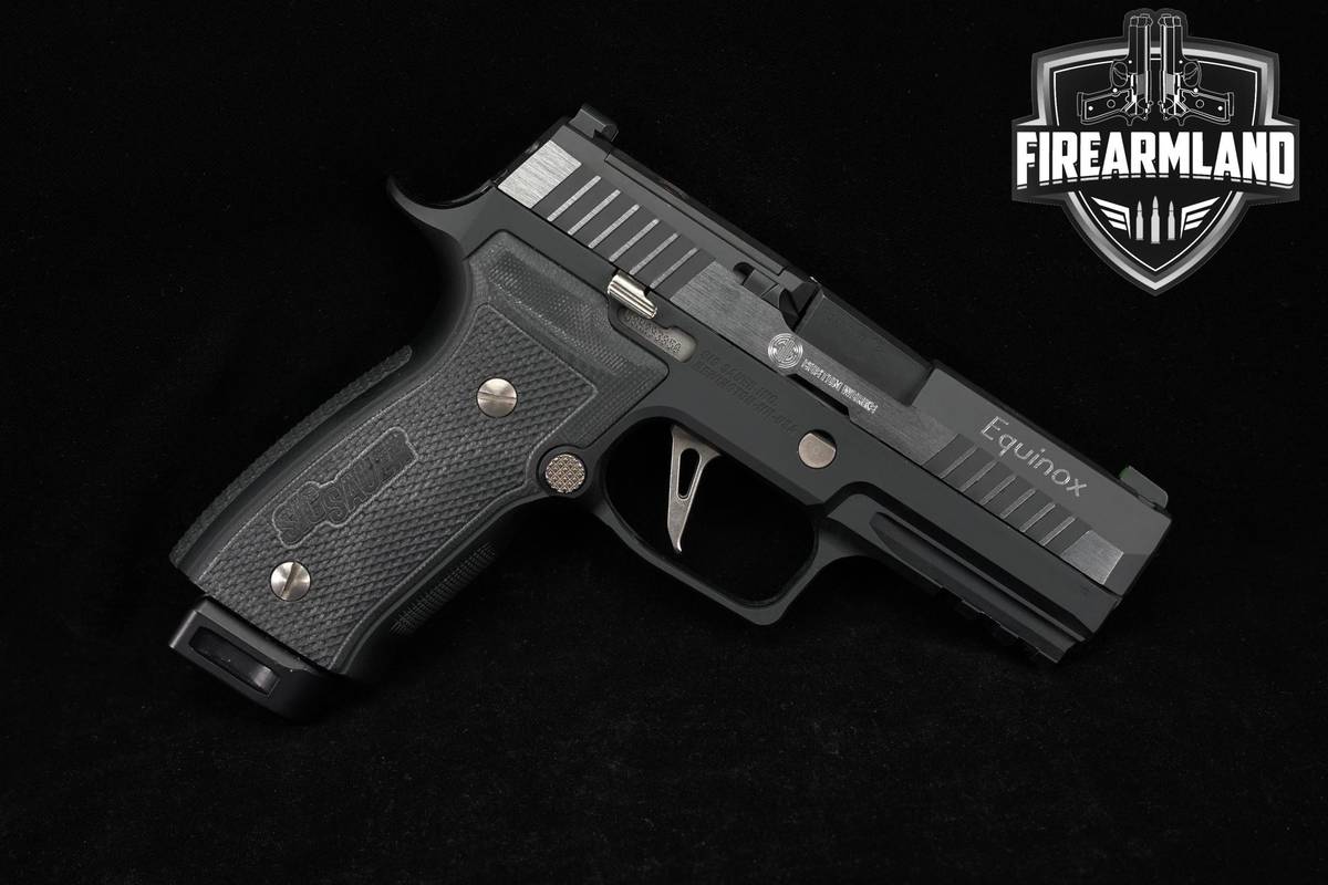 LIMITED Sig Sauer P320 AXG Equinox Custom Works 9mm P-320 +3 MAGS & OG CASE