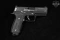Sig Sauer P320 AXG Equinox Custom Works Carry 9mm Luger Two-Tone Black & Stainless in Good Condition Image 3