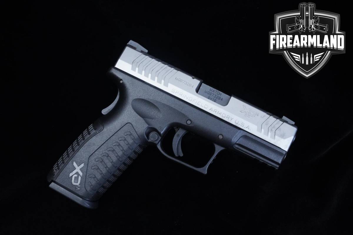 2009 Springfield Armory XDM Stainless 9mm XDM XD-M XD-9 ORIG CASE & HOLSTER