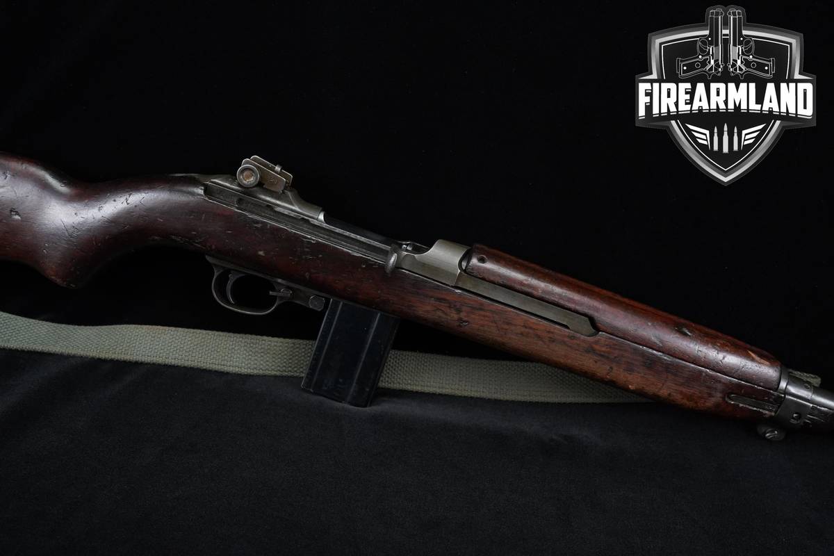 1944 WWII Inland Mfg M1 Carbine 30Carbine 18" Gray Parkerized & Walnut
