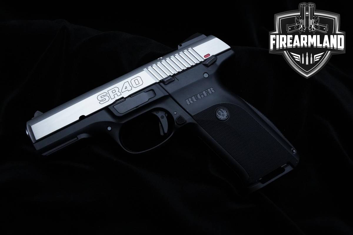 Ruger SR40 Stainless 40 S&W 4" Stainless Steel SR40 Ruger +ORIG CASE