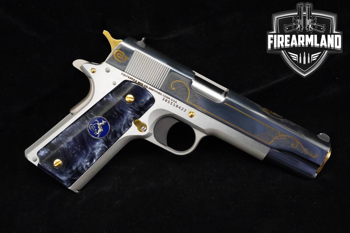 EXCLUSIVE Colt Government Model Gold Premier Lew Horton 38-Super 1911-A1
