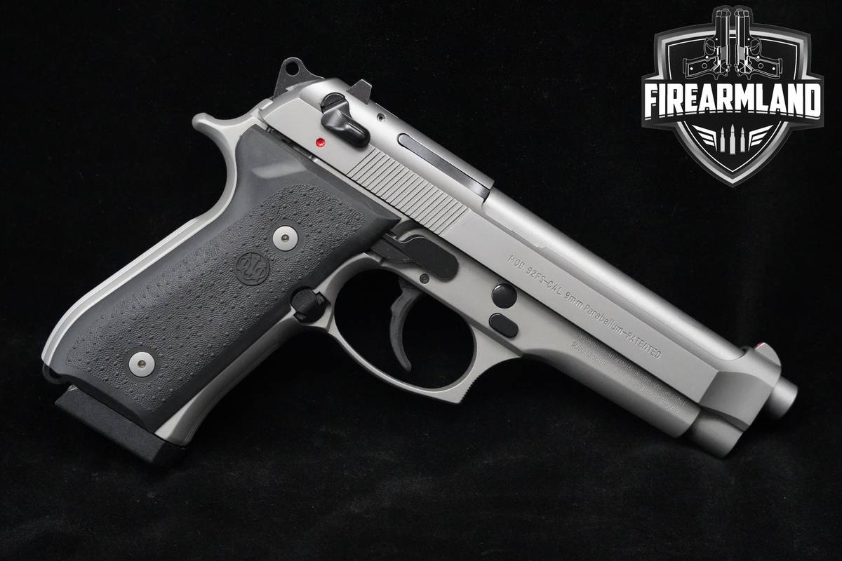 Beretta Model 92FS 9mm 5" Inox Beretta 92FS 92-FS DUTY DA/SA