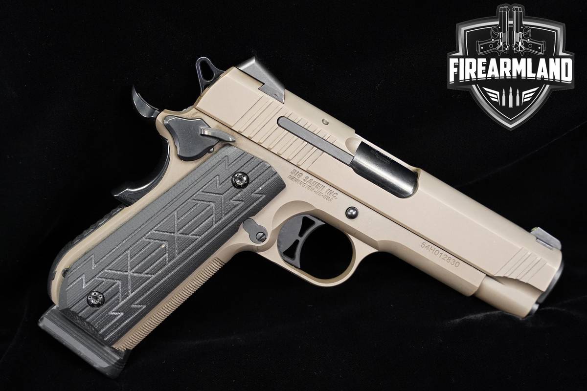 Sig Sauer 1911 Fastback Emperor Scorpion Carry 45 ACP 4.25" FDE +2 MAGS
