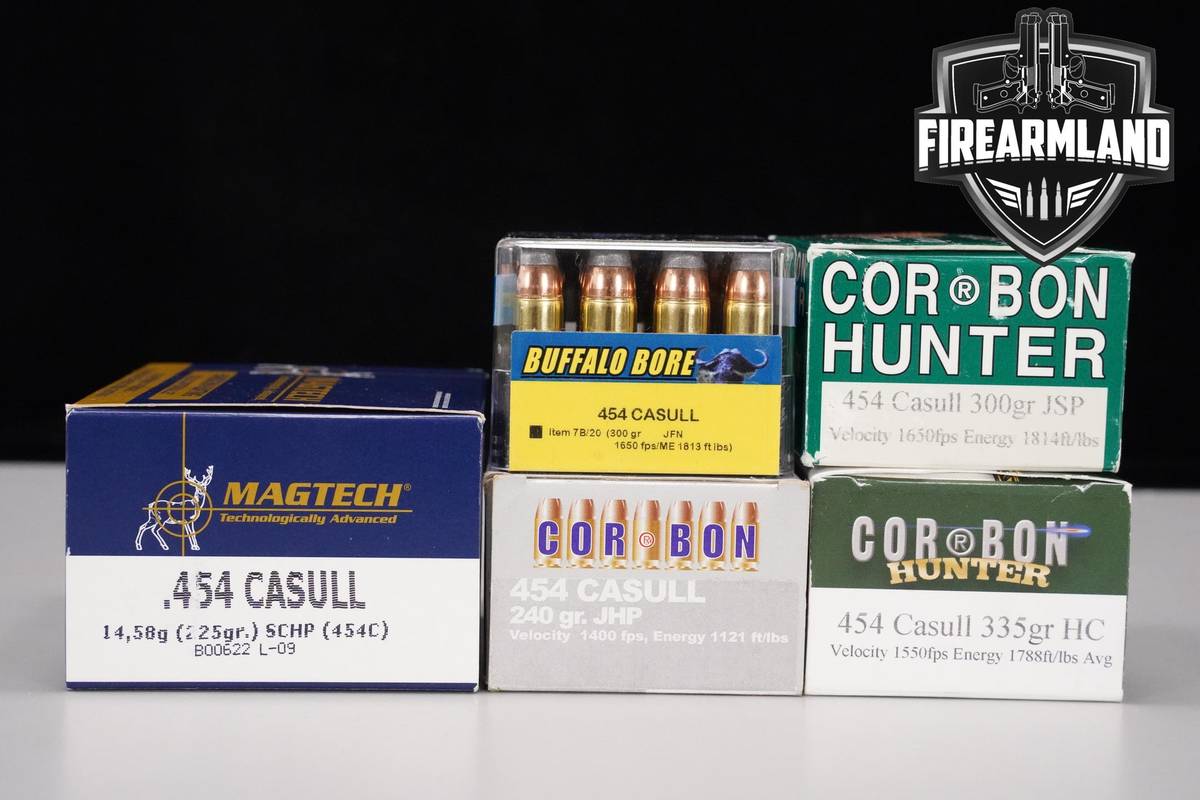 454 Casull Ammo 454-Casull Ammunition 100 ROUNDS