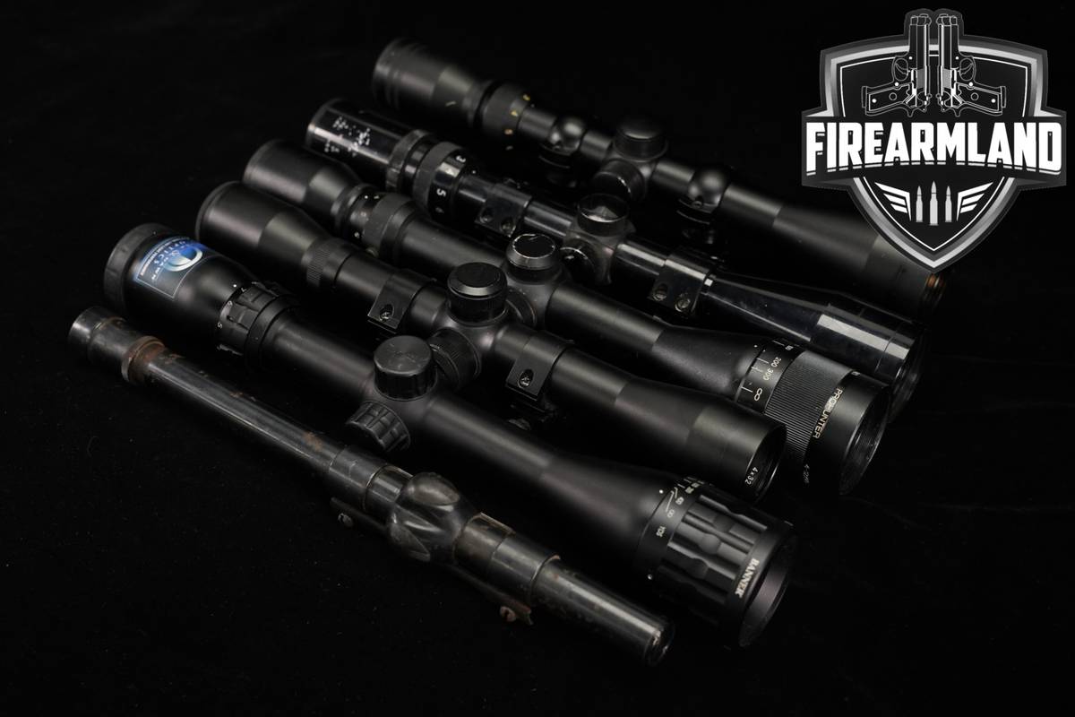 SIX SCOPE LOT 6 Pack Weaver Simmons NcSTAR Swift Barska Bushnell Scopes