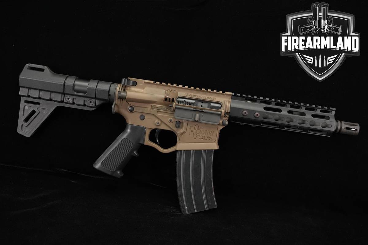 American Tactical Omni Hybrid Pistol 5.56 NATO AR-15 AR15 7.5"