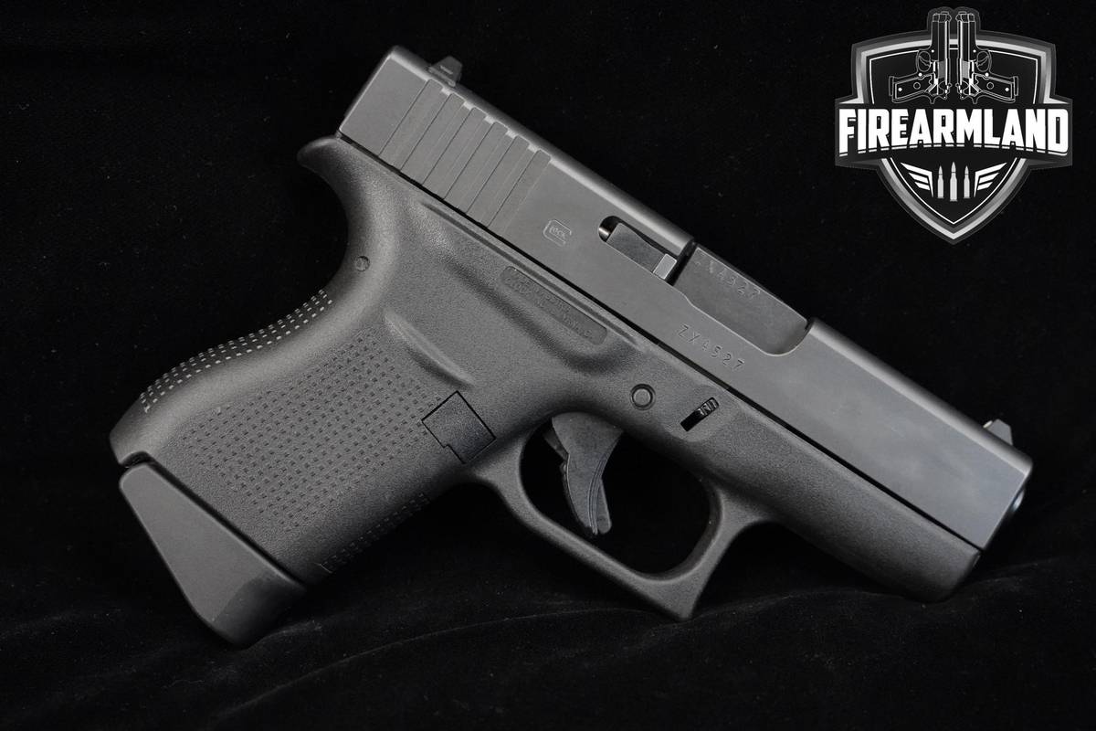 Glock 43 9mm Slimline Glock G43 Compact G-43 +2 MAGS & ORIG CASE