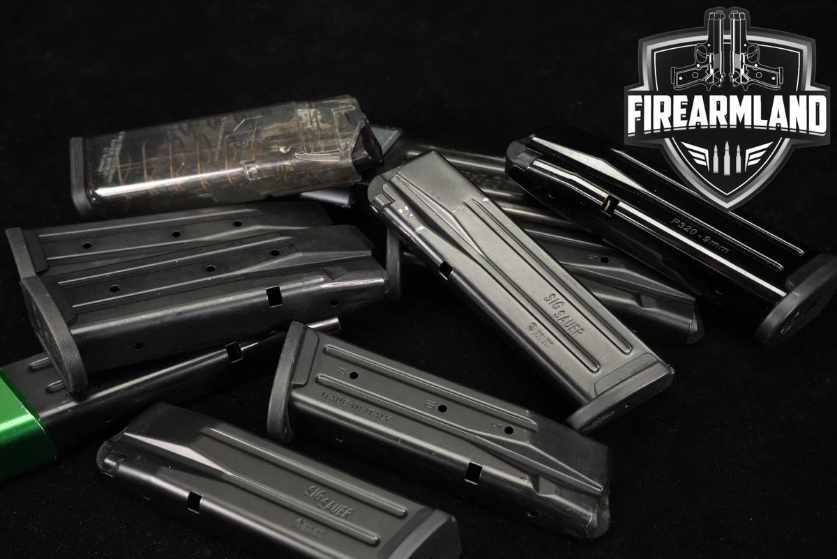 TEN (10) Sig Sauer P320 17 & 21 Round Magazines 9mm Mags