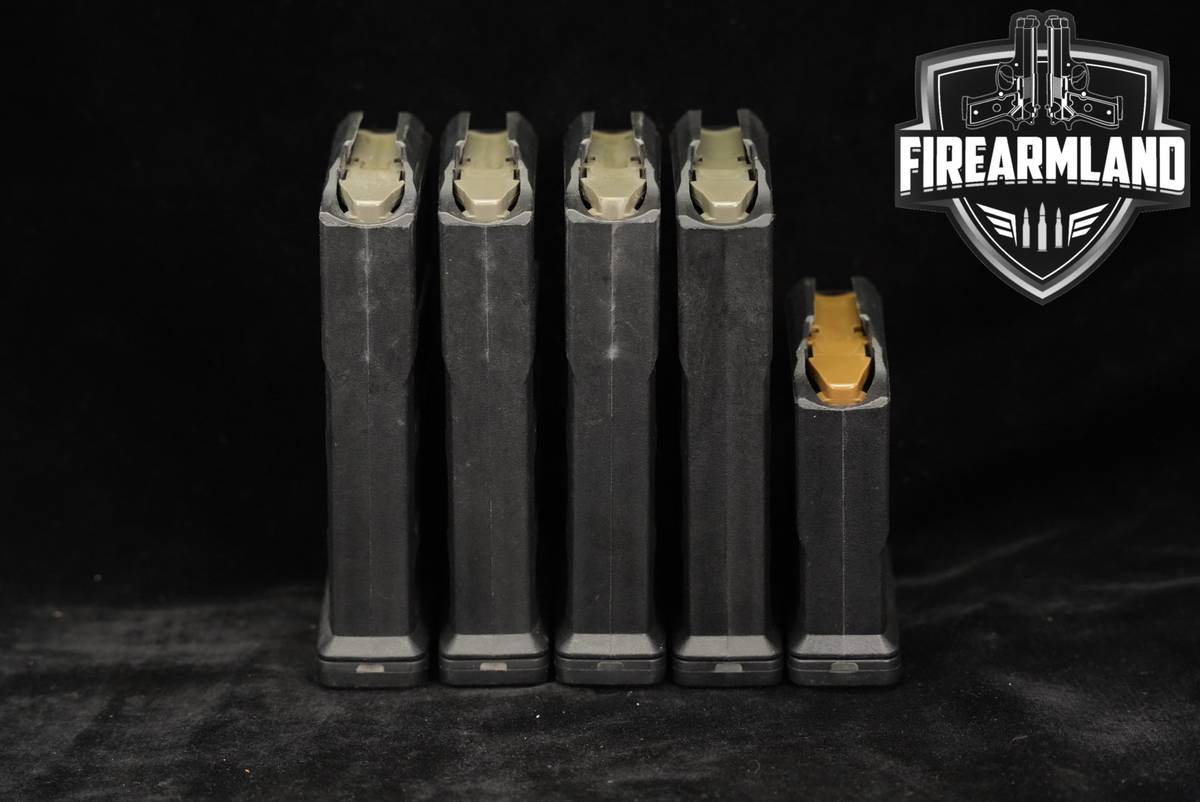 FIVE (5) Magpul Industries AICS-Style 10 & Round Magazines 7.62mm NATO Mags