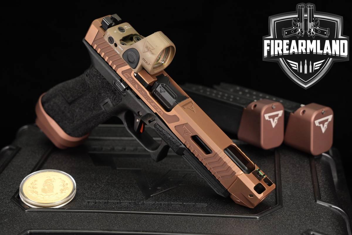 Taran Tactical TTI Glock 17 Gen5 Combat Master +ORIG CASE, TRIJICON OPTICS