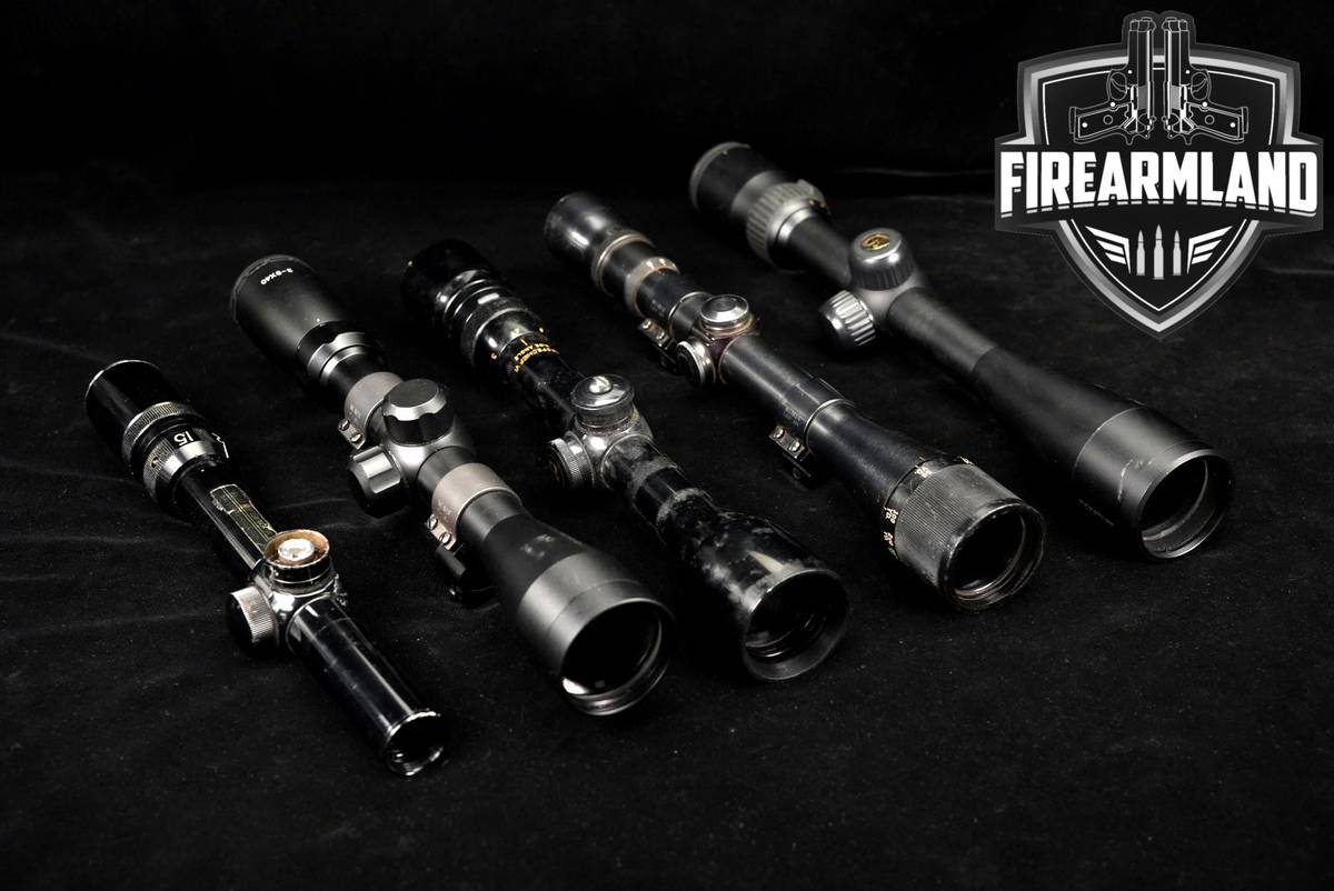 FIVE SCOPE LOT 5 Pack Bushnell Weaver Nikon Riflescope Scopes