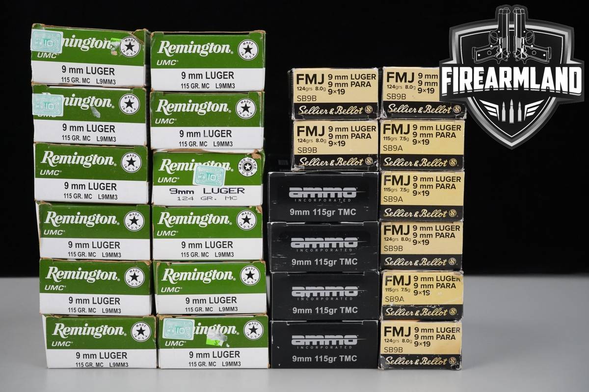 1200 RDS! 9mm Ammo 9-mm