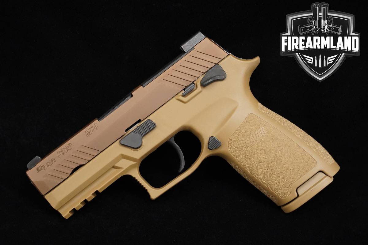 LIKE-NEW Sig Sauer P320 M18 9mm Coyote nPVD Sig-Sauer P320-M18 SIG P320 M18
