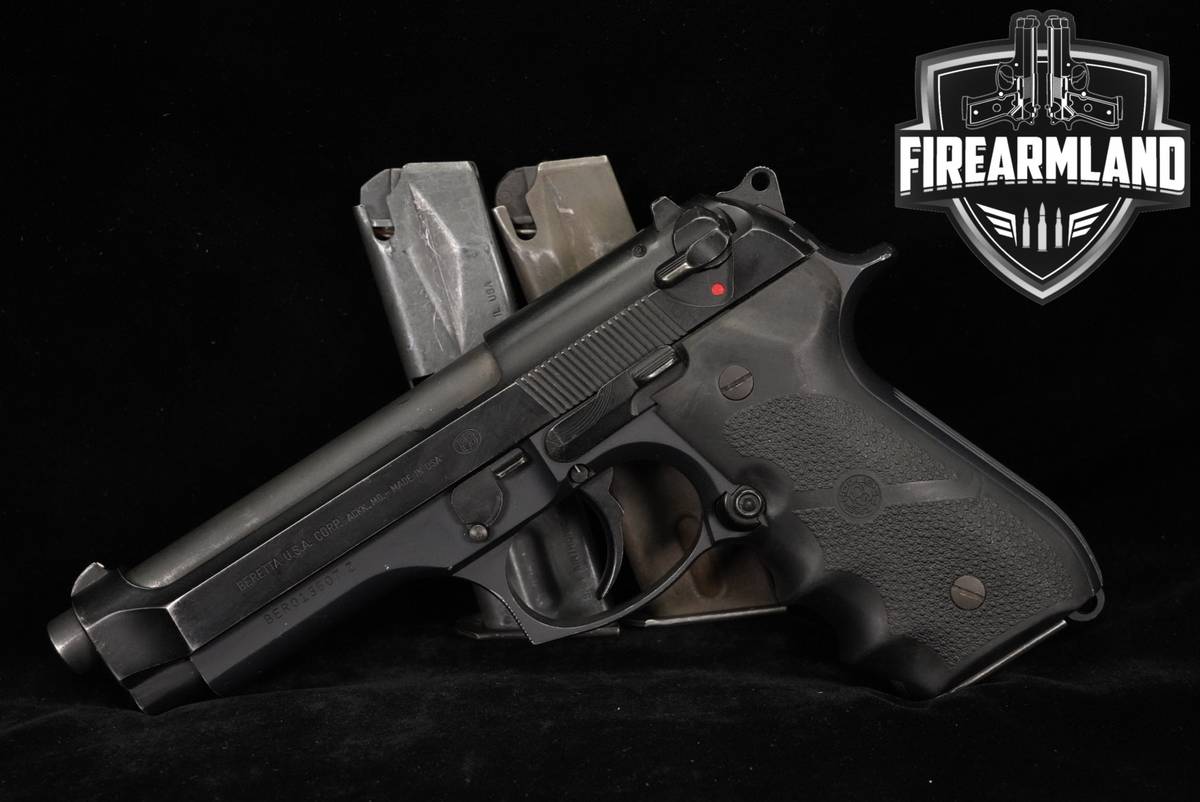Beretta 92F 9mm 4.9 92-F +3 MAGS
