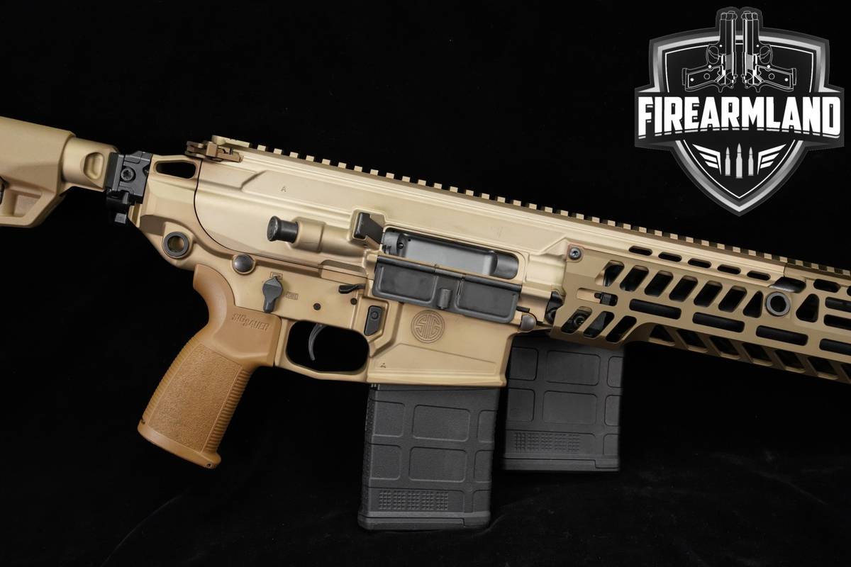 Sig Sauer MCX-SPEAR 7.62 NATO 16" Coyote Tan Short-Stroke Piston +2 MAGS
