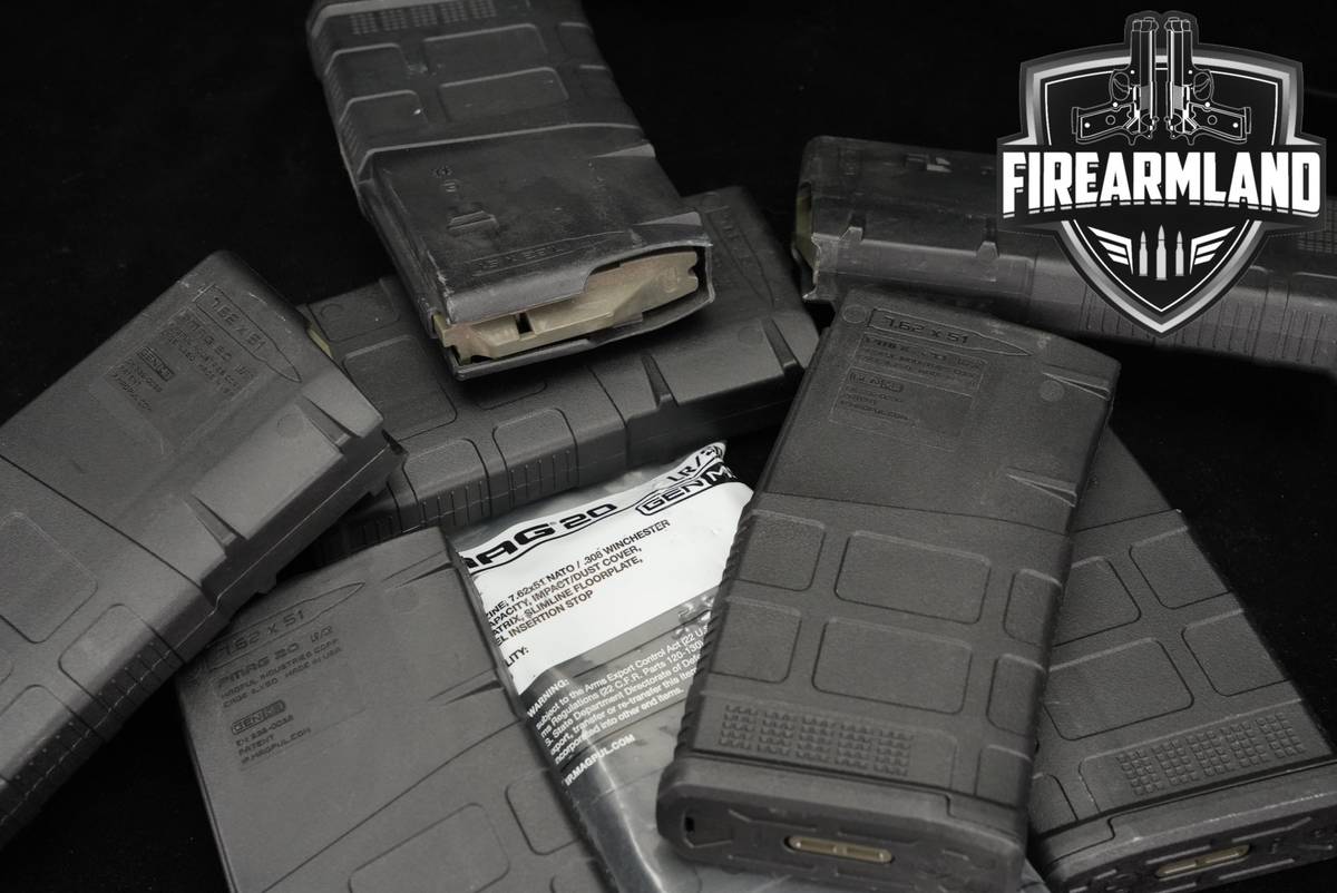 EIGHT (8) Magpul AR-10 PMAGS 20 Round Magazines 7.62mm NATO 20LR AR10 Mags