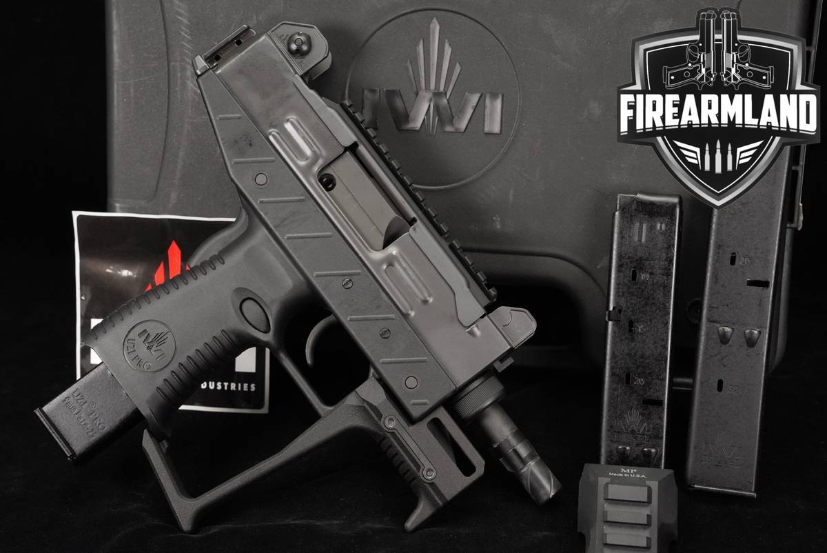 ISRAEL Weapon Industries UZI Pro Pistol 9mm 4.5" +3 MAGS & ORIG CASE