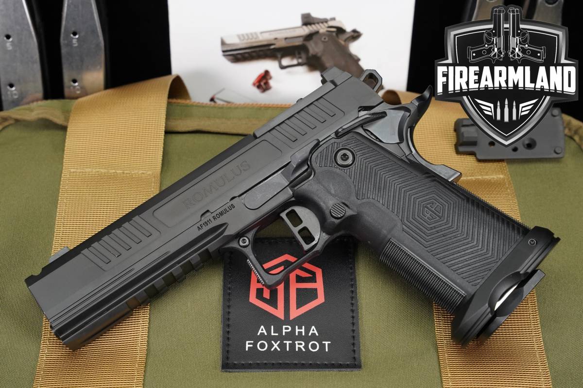 Alpha Foxtrot AF1911 Romulus COMP 9mm Optics-Ready AF-1911 5 MAGS ORIG CASE