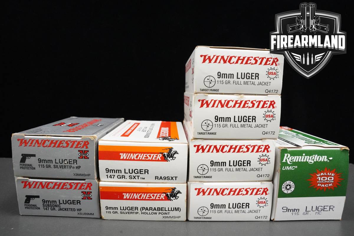 9mm Ammo 9mm Ammunition 500 ROUNDS