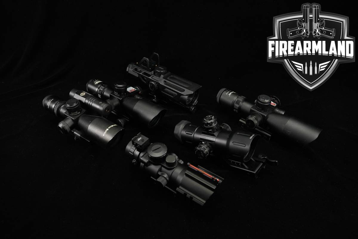 SIX SCOPE LOT 6 Pack Vokul UTG TacVector CVLife Vism Riflescope Scopes