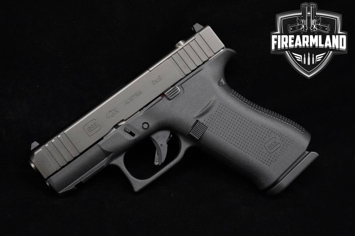 Glock 43X MOS Slimline 9mm Glock-43X-MOS G43X G43-X +2 MAGS & ORIG CASE