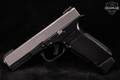 CCF Race Frames/Robar customs Alloy Xtreme CCF RaceFrame Glock-22-Length .40 S&W two-tone: satin-grey slide, black frame in Good Condition Image 2