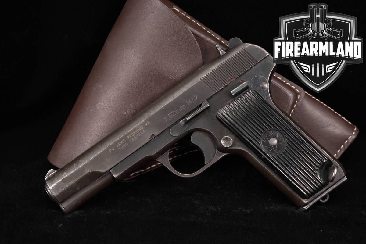 1965 Zastava Arms M57 7.62X25mm Tokarev 4.57" Blued M-57 +HOLSTER