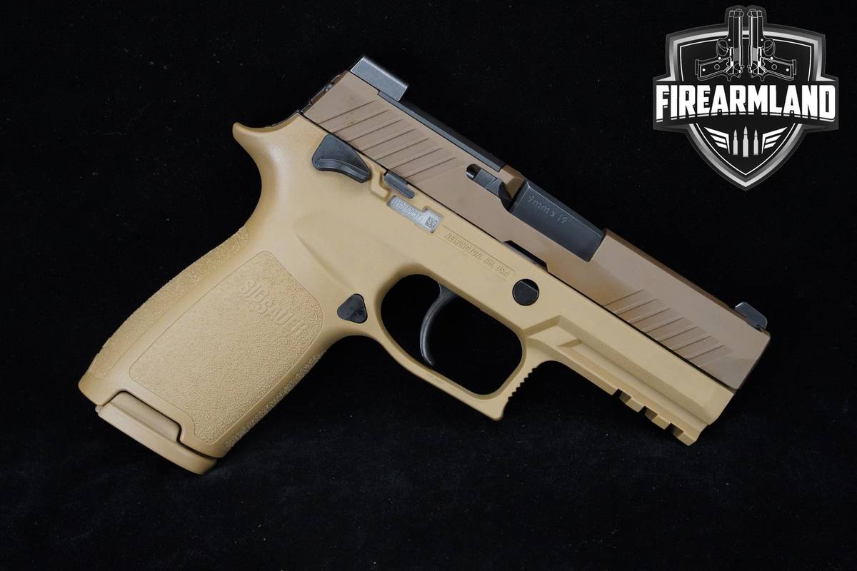 Sig Sauer P320 M18 9mm 3.9" Coyote PVD Sig-Sauer P320 P-320 M-18 +ORIG CASE