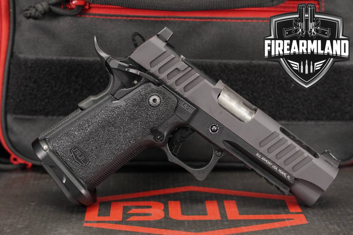 BUL Armory SAS II EDC Compact 9mm Optics-Ready 1911 2011 +6 MAGS & ORIG BOX