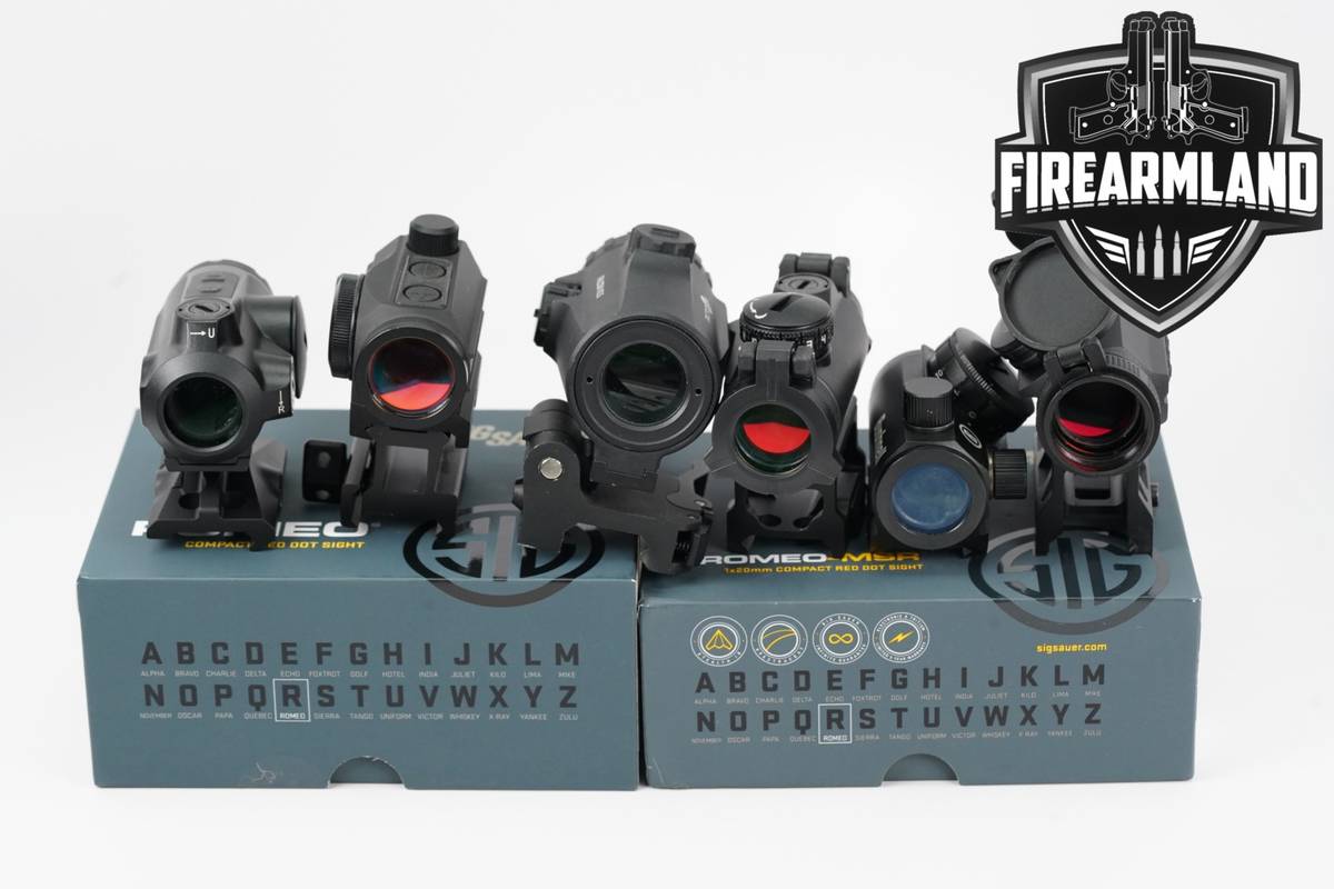 FIVE RED DOT SIGHT LOT 5 Pack Bushnell Primary Arms Sig Sauer RDS